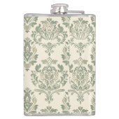 Green Damask Heupfles (Achterkant)