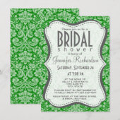 Green Damask Kaart (Voorkant / Achterkant)