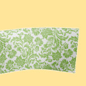 Green Damask Ribbon Satijnen Lint