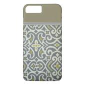 Green Damask-telefoondraagtas Case-Mate iPhone Case (Achterkant)