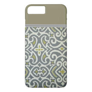 Green Damask-telefoondraagtas Case-Mate iPhone Case