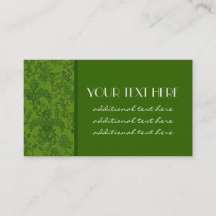 Green Damask Visitekaartje