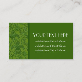 Green Damask Visitekaartje