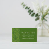 Green Damask Visitekaartje (Staand voorkant)