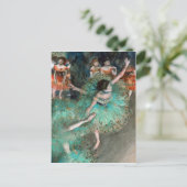 Green Dancer (Danseuse Verte) Edgar Degas Briefkaart (Staand voorkant)