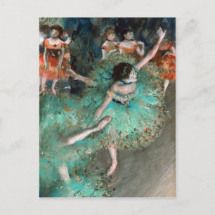 Green Dancer (Danseuse Verte) Edgar Degas Briefkaart