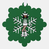 Green Dancer Ornament Kaart (Voorkant)