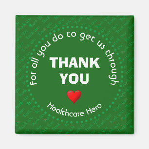 Green DANK JOU Healthcare Hero Magneet