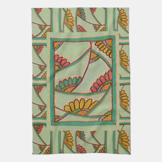 Green Dash Kitchen Towel Theedoek (Verticaal)