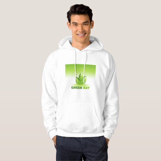 Green Day Mannen Hoodie (Voorkant volledig)