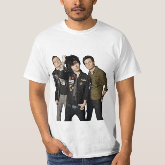 Green Day Rock Band T-shirt (Voorkant)