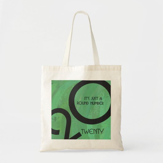 Green Decade Birthdday Tote Bag (Voorkant)