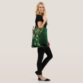 Green Decorative Ornaments Holiday Tote Bag (Op model)