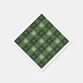 Green Decorative Plaid With Fir Trees Christmas Servet (Hoek)