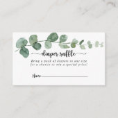 Green Delight Eucalyptus Luier Raffle Ticket Informatiekaartje (Voorkant)