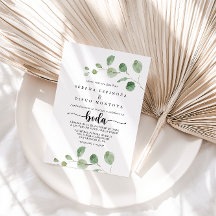 Green Delight Eucalyptus Spain Wedding
