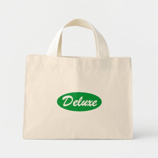 Green Deluxe Mini Tote Bag (Voorkant)
