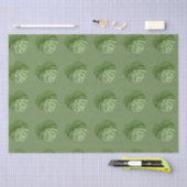 Green Denim Tissuepapier (Craft)