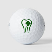 Green Dentist | Lucky Teeth Golfballen (Voorkant)