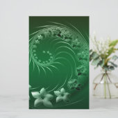 Green Design Party Destiny-feest Briefpapier (Staand voorkant)