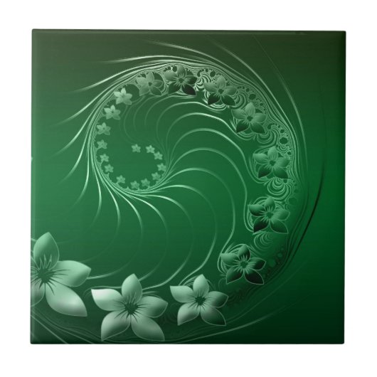 Green Design Party Destiny-feest Tegeltje (Voorkant)