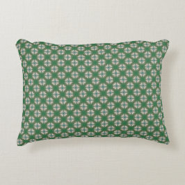GREEN DESIGN THROW PILLOW ACCENT KUSSEN