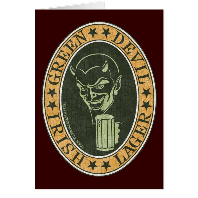 Green Devil Lager (Voorkant)