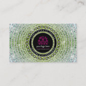 Green Diamond Bling Luxury Jewelry Visitekaartje (Achterkant)