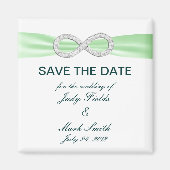 Green Diamond Infinity bespaart de Date Magnet (Voorkant)