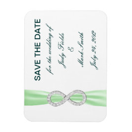 Green Diamond Infinity bespaart de Date Magnet Magneet