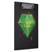 Green Diamond met naam Klembord (Rechts)