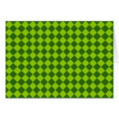 Green Diamond Pattern van Wenskaart STaylor (Voorkant Horizontaal)