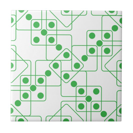 Green Dice Tegeltje (Voorkant)
