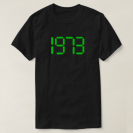Green Digital 1973 Abortion Rights T-Shirt