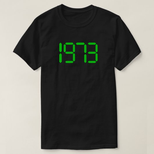 Green Digital 1973 Abortion Rights T-Shirt (Design voorkant)