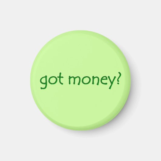 Green Digital Art kreeg geld? Magneet (Voorkant)