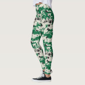 Green Digital Camouflage Leggings (Links)