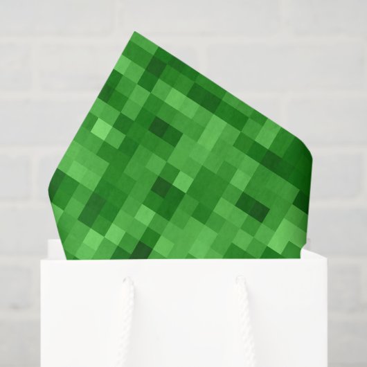 Green Digital Turf Sportveld Football Voetbal Tissuepapier (Cadeauzakje)