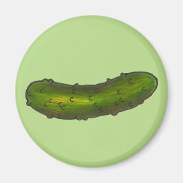 Green Dill Pickle Food Foodie Pickles Kitchen Deli Magneet