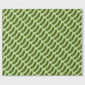Green Dill Pickle Pickles Foodie Print Kosher Sour Cadeaupapier (Vlak)