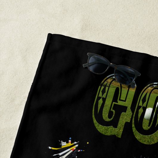 Green Dimensional Golf Afbeelding logo, Strandlaken (In situ)