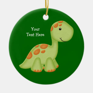 Green Dino (aanpasbaar) Keramisch Ornament