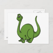 Green Dino Briefkaart (Voorkant / Achterkant)