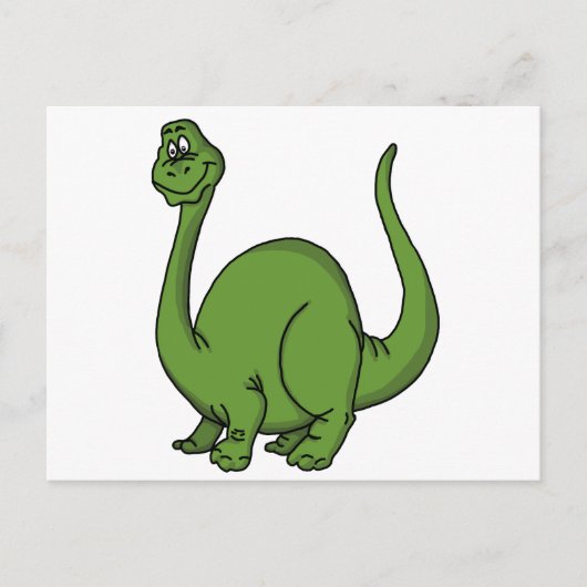 Green Dino Briefkaart (Voorkant)