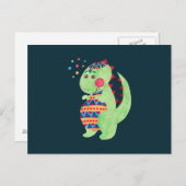 Green Dino Briefkaart (Voorkant / Achterkant)