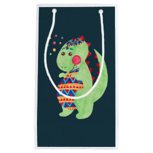 Green Dino Klein Cadeauzakje