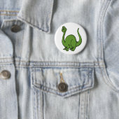 Green Dino Ronde Button 5,7 Cm (In situ)