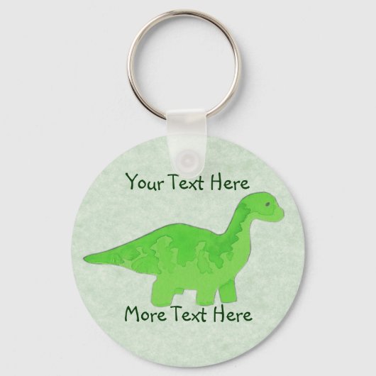 Green Dino Sleutelhanger (Voorkant)