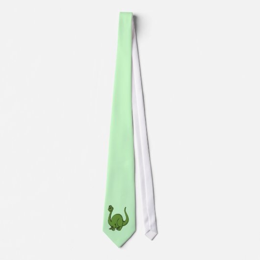Green Dino Stropdas (Voorkant)