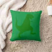 Green Dinosaur Cushion Kussen (Deken)